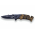 Joker záchranářský nůž SAO Fibre Handle Brown Camo 85 mm
