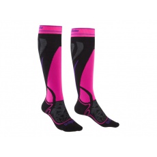 Bridgedale Ski Midweight Women's black/fluro pink/077