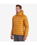 Montane ALPINE 850 LITE HOODIE-FLAME ORANGE-L pánská bunda žlutooranžová