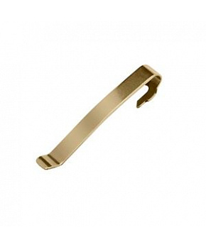 QUICK-RELEASE ENGRAVABLE POCKET CLIP  PVD Brass