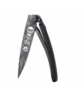 Kapesní nůž Deejo 1GB164 Tattoo Black 37g ebony wood Immortal