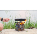 Titanový dřívkáč / vařič KEITH Titanium Alloy Backpacking Wood Stove