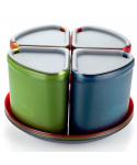 Sada Nádobí GSI Outdoors Infinity 4 Person Compact Tableset Multicolor