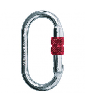 Oválná karabina Camp Steel Oval Standard Lock