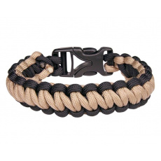 Coghlan´s náramek Paracord Bracelet béžový/černý