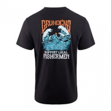 Support Fishermen SS T-Shirt  Black, XL