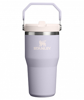 STANLEY Termoláhev s integrovanou slámkou The IceFlow™ Flip Straw 2.0 Tumbler 600 ml/20oz Purple Dust