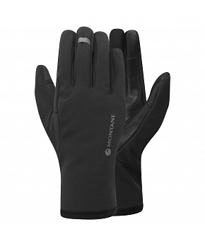 Montane Prstové rukavice Montane Windjammer Lite Glove barva Black velikost M Montane Prstové rukavice Montane Windjammer Lite Glove barva Black velikost M