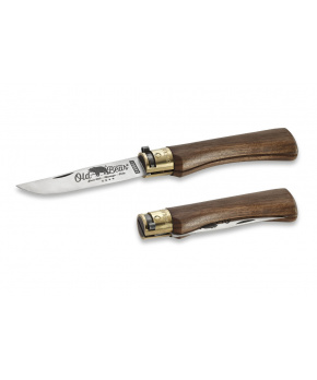 Kapesní nůž Antonini OldBear 9306/23_LN uhlíková čepel, rukojeť americký ořech