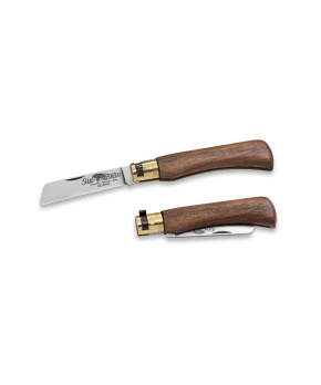 Pracovní kapesní nůž Antonini OldBear 9367/19_LN nerezová čepel s rovným ostřím, rukojeť americký ořech