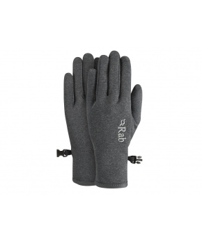 Rab Geon Gloves Women's black/steel marl/BL Rab Geon Gloves Women's black/steel marl/BL