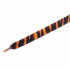 Dětské elastické tkaničky Tobby ploché zebra black/orange