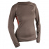 Duras Romana dámské triko merino dlouhý rukáv hnědá/tomato