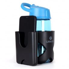 Littlelife Buggy Phone and Cup Holder; black Littlelife Buggy Phone and Cup Holder; black