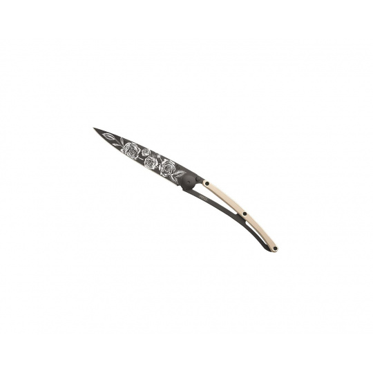 Deejo 9GM023 GOLD Tattoo black,27g,18kt pink gold,Roses