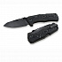 Kapesní nůž LionSteel TM1 MB čepel ocel Sleipner černá, rukojeť micarta, rozbíječ skla