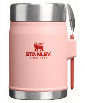 STANLEY Termoska jídelní se lžící/vidličkou The Legendary Classic Food Jar 400 ml/14oz Peach Rose