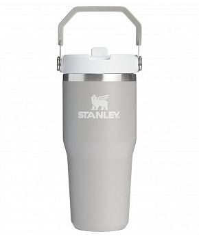 STANLEY Termoláhev s integrovanou slámkou The IceFlow™ Flip Straw 2.0 Tumbler 410 ml/20oz Ash