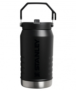 STANLEY Termoláhev s integrovanou slámkou/brčkem The IceFlow™ Flip Straw 2.0 Jug 1,9 l/64oz Black 2.0