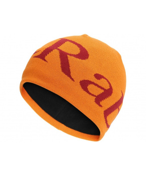 Rab Logo Beanie marmalade/oxblood red/MOB čepice Rab Logo Beanie marmalade/oxblood red/MOB čepice