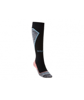 Bridgedale Ski Midweight+ Women's black/coral/227 Bridgedale Ski Midweight+ Women's black/coral/227
