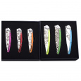Sada kapesních nožů Deejo DEE081 Tattoo colors 6 x 27g