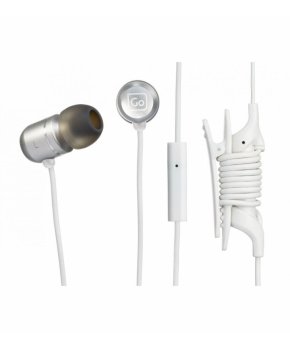 Go Travel sluchátka Mobile Control Earphones white