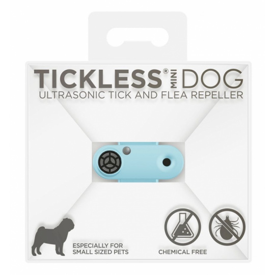 Tickless ultrazvukový odpuzovač klíšťat Mini Dog light blue