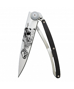 Kapesní nůž Deejo 1CB040 Tattoo 37g ebony wood Grizzly