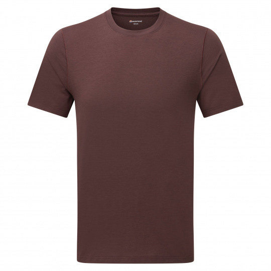 Montane ALHENA T-SHIRT-DARK GARNET-S pánské tričko hnědofialové