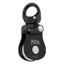 Petzl SPIN L1 kladka s otočným závěsem (swivelem) ČERNÁ