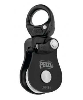 Petzl SPIN L1 kladka s otočným závěsem (swivelem) ČERNÁ Petzl SPIN L1 kladka s otočným závěsem (swivelem) ČERNÁ