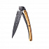 Kapesní nůž Deejo 9GB103 Tattoo Black 27g olive wood Trout