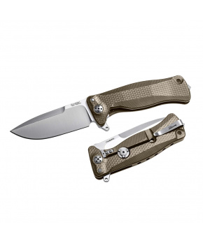 Kapesní nůž LionSteel SR11 B čepel ocel Sleipner,titanová rukojeť,pouzdro