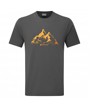 Montane Pánské tričko Montane Dual Mountain T-Shirt barva Midnight Grey velikost M Montane Pánské tričko Montane Dual Mountain T-Shirt barva Midnight Grey velikost M