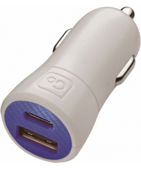 Go Travel autoadaptér In-Car USB-A & USB-C Charger+ (4.8A)
