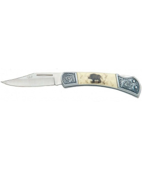 Joker zavírací nůž Zamak Wild Board 80 mm motiv kance Joker zavírací nůž Zamak Wild Board 80 mm motiv kance