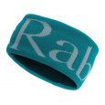Rab Rab Knitted Logo Headband aquamarine/AQU ONE čelenka