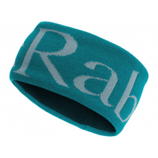 Rab Rab Knitted Logo Headband aquamarine/AQU ONE čelenka