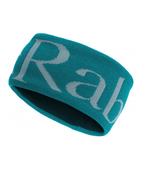 Rab Rab Knitted Logo Headband aquamarine/AQU čelenka Rab Rab Knitted Logo Headband aquamarine/AQU čelenka