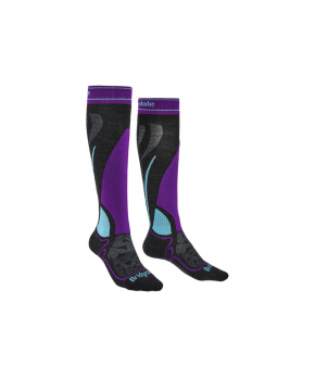 Bridgedale Ski Midweight Women's graphite/purple/134 Bridgedale Ski Midweight Women's graphite/purple/134