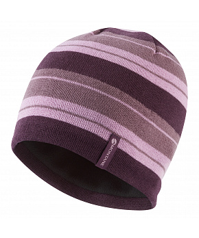Montane JACK BEANIE REGULAR-MULBERRY-ONE SIZE unisex čepice hnědofialová