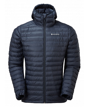 Montane ICARUS LITE HOODIE-ECLIPSE BLUE-L pánská bunda modrá