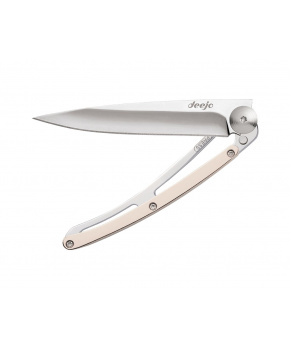 Kapesní nůž Deejo 1AM012 Gold Mirror 37g 18kt pink gold