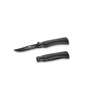 Kapesní nůž Antonini OldBear 9303/17_MNN černá nerezová čepel s PTFE, rukojeť topol černá