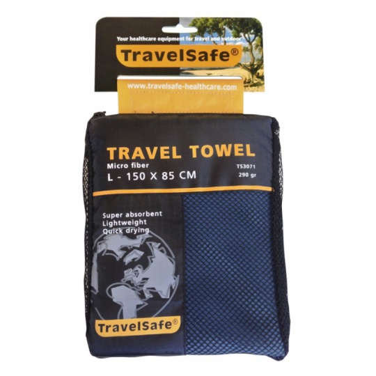 TravelSafe ručník Microfiber Towel L royal blue