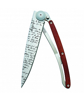Kapesní nůž Deejo 1CB055 Tattoo 37g coralwood Manuscript