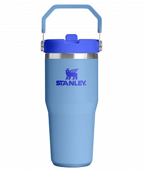 STANLEY Termoláhev s integrovanou slámkou The IceFlow™ Flip Straw 2.0 Tumbler 410 ml/20oz Blue Sky