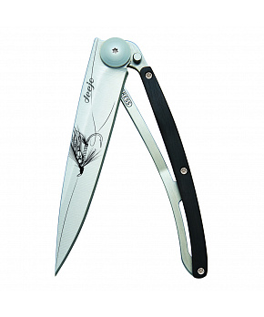 Kapesní nůž Deejo 1CB036 Tattoo 37g ebony wood Silver Wilkinson
