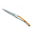 Deejo 1DB009 37g Damascus olive wood